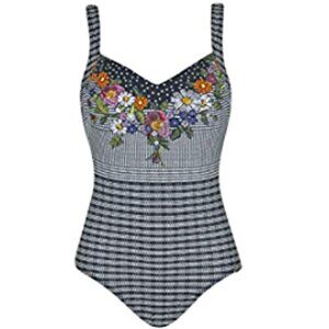 ‼️SALE ‼️ Sunflair One Piece Swimsuit Retro Collections size 10